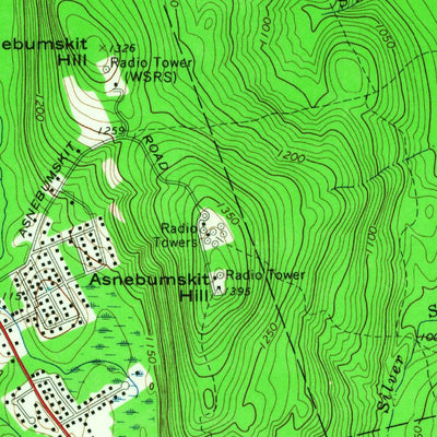 United States Geological Survey Paxton, MA (1965, 24000-Scale) digital map