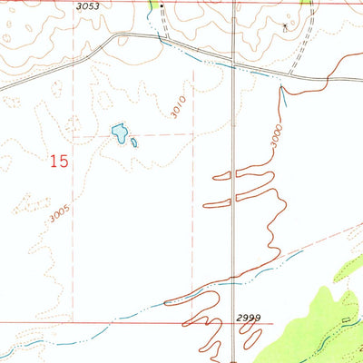 United States Geological Survey Paxton North, NE (1971, 24000-Scale) digital map