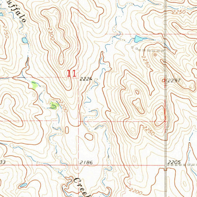 United States Geological Survey Paxton, SD (1964, 24000-Scale) digital map