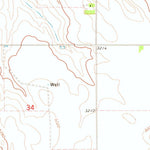 United States Geological Survey Paxton South, NE (1971, 24000-Scale) digital map