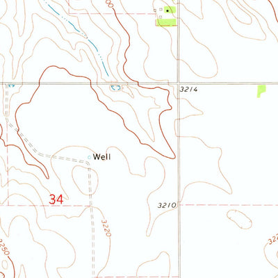 United States Geological Survey Paxton South, NE (1971, 24000-Scale) digital map