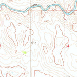 United States Geological Survey Paxton South, NE (1971, 24000-Scale) digital map