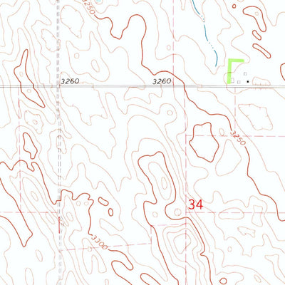 United States Geological Survey Paxton SW, NE (1971, 24000-Scale) digital map