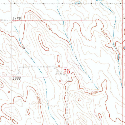 United States Geological Survey Paxton SW, NE (1971, 24000-Scale) digital map