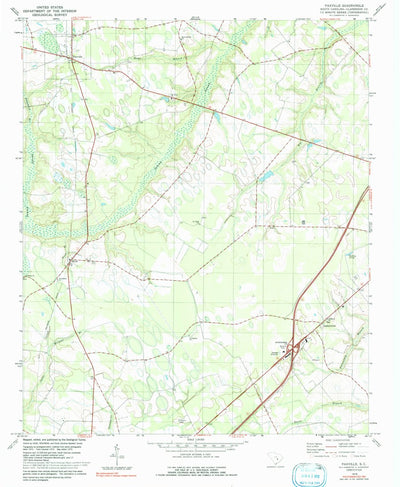 United States Geological Survey Paxville, SC (1979, 24000-Scale) digital map
