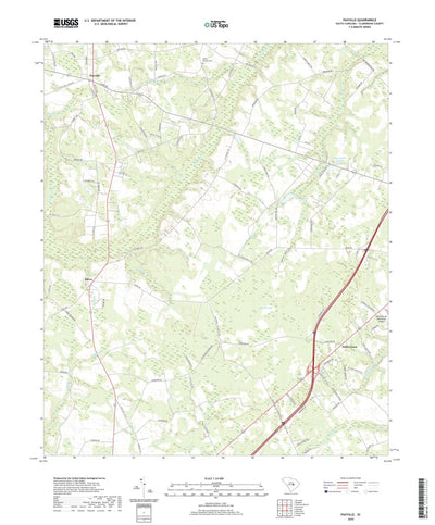 United States Geological Survey Paxville, SC (2020, 24000-Scale) digital map
