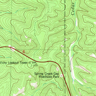 United States Geological Survey Paydown, MO (1981, 24000-Scale) digital map