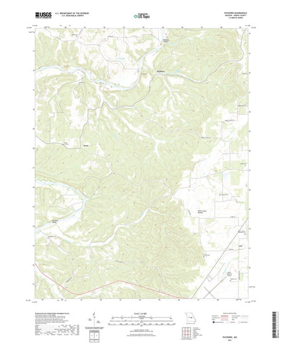 United States Geological Survey Paydown, MO (2021, 24000-Scale) digital map