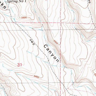 United States Geological Survey Payne Creek, OR (1982, 24000-Scale) digital map