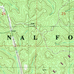 United States Geological Survey Payne Lake, AL (1980, 24000-Scale) digital map