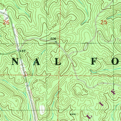 United States Geological Survey Payne Lake, AL (1980, 24000-Scale) digital map