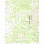 United States Geological Survey Payne Peak, CA (1990, 24000-Scale) digital map
