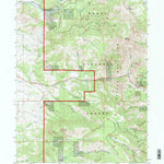 United States Geological Survey Payne Peak, CA (1993, 24000-Scale) digital map