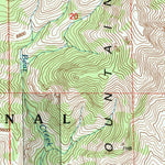 United States Geological Survey Payne Peak, CA (1993, 24000-Scale) digital map