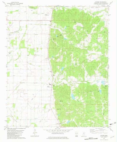 United States Geological Survey Paynes, MS (1981, 24000-Scale) digital map