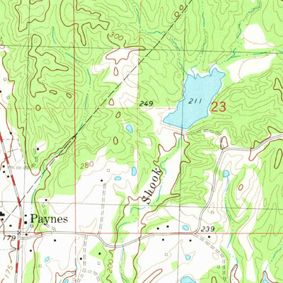 United States Geological Survey Paynes, MS (1981, 24000-Scale) digital map