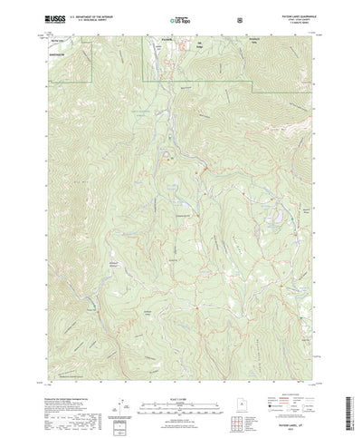 United States Geological Survey Payson Lakes, UT (2023, 24000-Scale) digital map