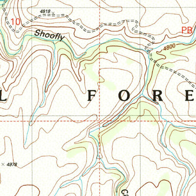 United States Geological Survey Payson North, AZ (2004, 24000-Scale) digital map