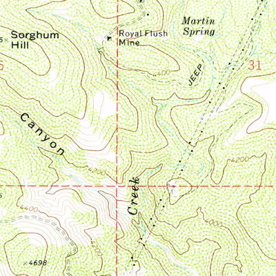 United States Geological Survey Payson South, AZ (1973, 24000-Scale) digital map