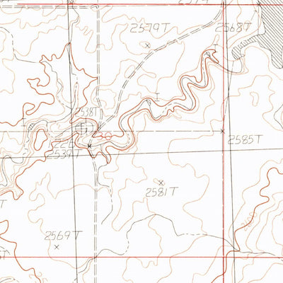 United States Geological Survey Pea Lake, MT (1984, 24000-Scale) digital map