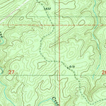 United States Geological Survey Pea Ridge, AL (1979, 24000-Scale) digital map