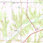 United States Geological Survey Pea Ridge, AR-MO (1958, 24000-Scale) digital map