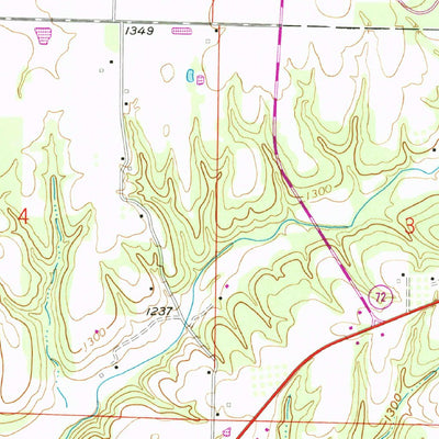 United States Geological Survey Pea Ridge, AR-MO (1958, 24000-Scale) digital map