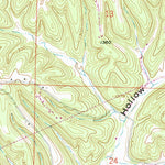 United States Geological Survey Pea Ridge, AR-MO (1958, 24000-Scale) digital map