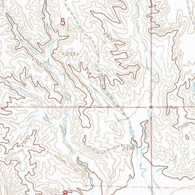 United States Geological Survey Pea Ridge, MT (1965, 24000-Scale) digital map