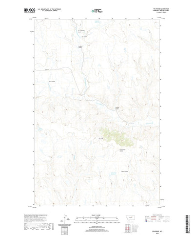 United States Geological Survey Pea Ridge, MT (2020, 24000-Scale) digital map