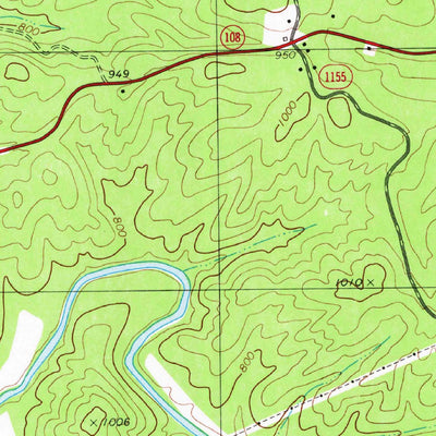 United States Geological Survey Pea Ridge, NC (1982, 24000-Scale) digital map