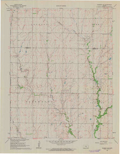 United States Geological Survey Peabody SE, KS (1962, 24000-Scale) digital map