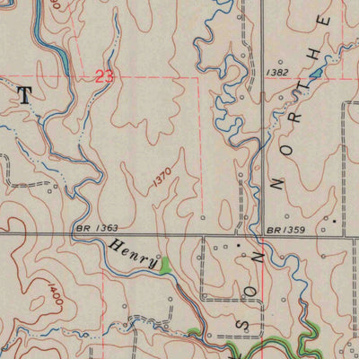 United States Geological Survey Peabody SE, KS (1962, 24000-Scale) digital map
