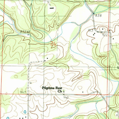 United States Geological Survey Peace Valley, MO (1986, 24000-Scale) digital map