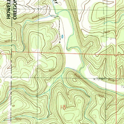 United States Geological Survey Peace Valley, MO (1986, 24000-Scale) digital map