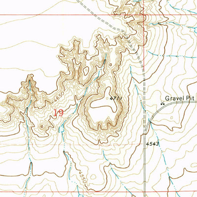 United States Geological Survey Peach Canyon, NM (1973, 24000-Scale) digital map