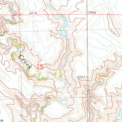 United States Geological Survey Peach Lake, SD (1978, 24000-Scale) digital map