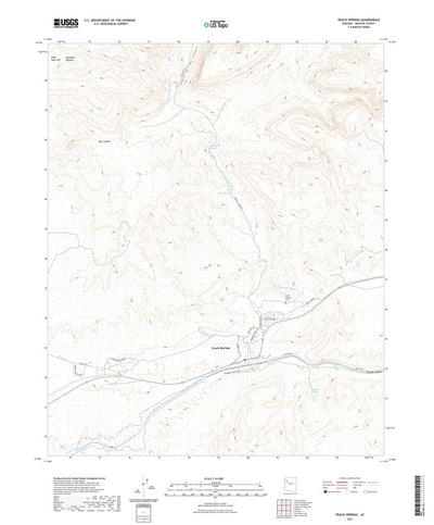 United States Geological Survey Peach Springs, AZ (2021, 24000-Scale) digital map