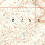 United States Geological Survey Peach Springs Canyon, AZ (1967, 24000-Scale) digital map