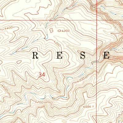 United States Geological Survey Peach Springs Canyon, AZ (1967, 24000-Scale) digital map