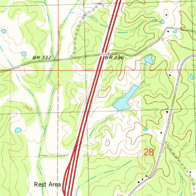 United States Geological Survey Peachahala Creek, MS (1975, 24000-Scale) digital map