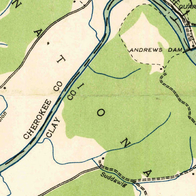 United States Geological Survey Peachtree, NC (1935, 24000-Scale) digital map