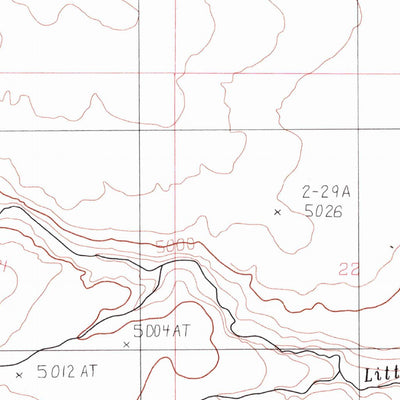 United States Geological Survey Peacock Lake, OR (1982, 24000-Scale) digital map