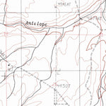 United States Geological Survey Peacock Lake, OR (1982, 24000-Scale) digital map