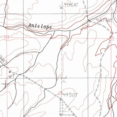 United States Geological Survey Peacock Lake, OR (1982, 24000-Scale) digital map
