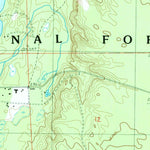 United States Geological Survey Peacock, MI (1987, 24000-Scale) digital map