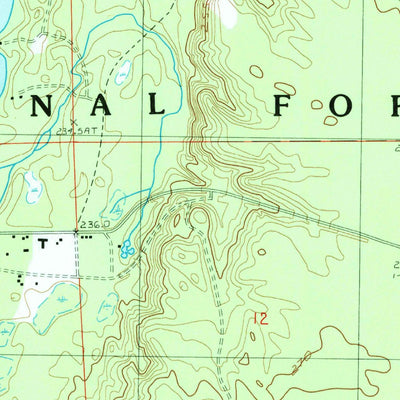 United States Geological Survey Peacock, MI (1987, 24000-Scale) digital map