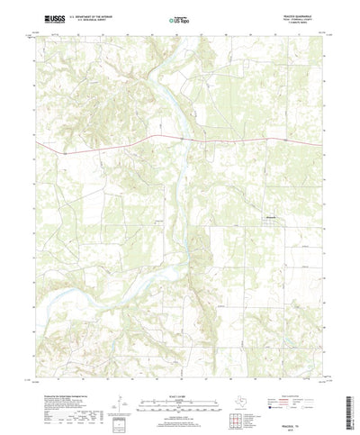 United States Geological Survey Peacock, TX (2019, 24000-Scale) digital map