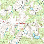 United States Geological Survey Peacocks Crossroads, NC (1986, 24000-Scale) digital map