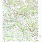 United States Geological Survey Peacocks Crossroads, NC (1997, 24000-Scale) digital map